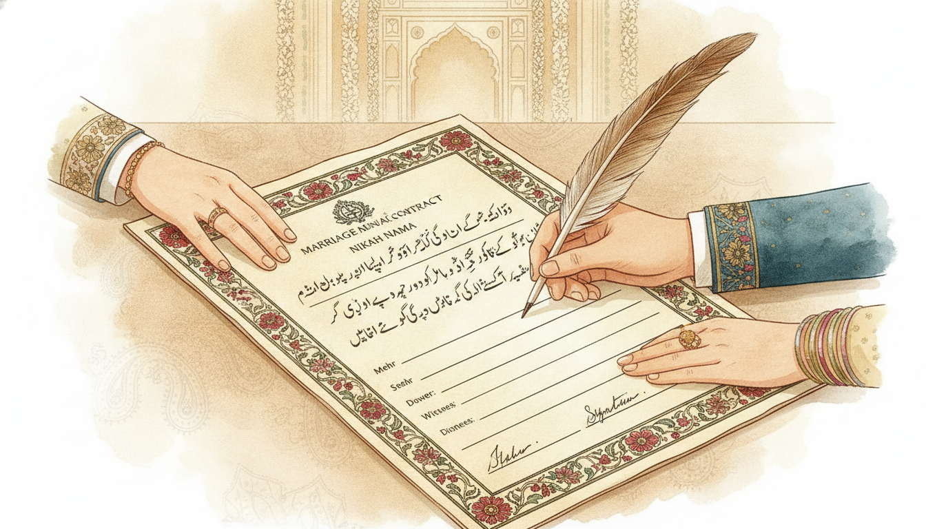 What Is the Law on Haq Mehr Before Rukhsati in Pakistan?