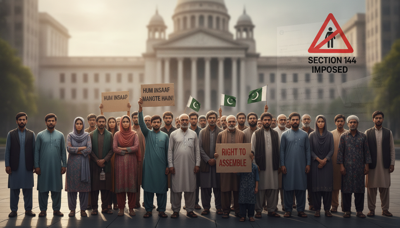 Can You Legally Protest in Pakistan? Section 144 Explained