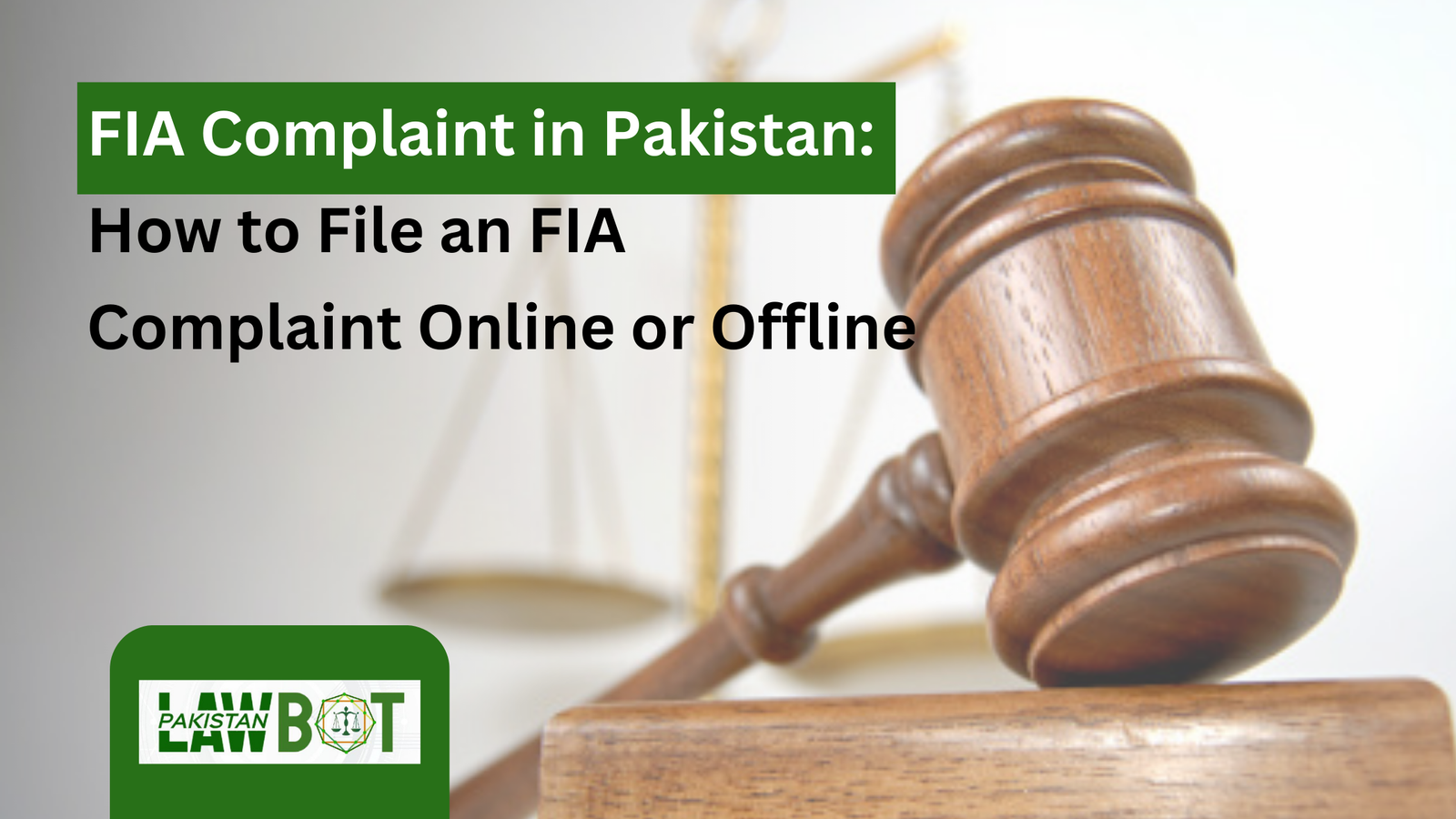 FIA Complaint in Pakistan: How to File an FIA Complaint Online or Offline