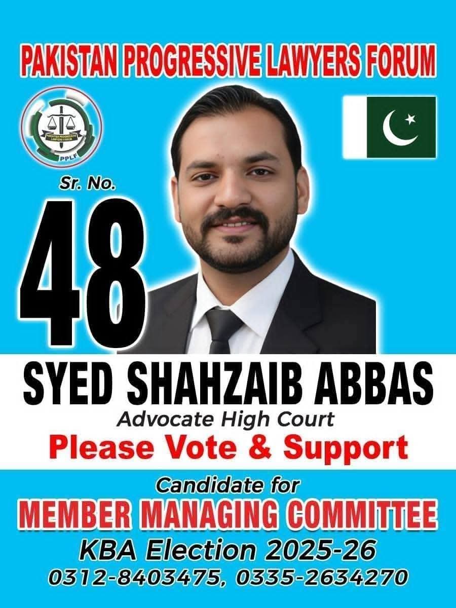 Syed Shahzaib Abbas Law Associated